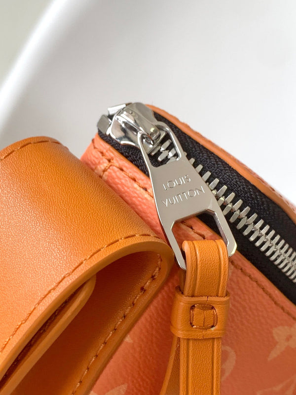 LV Moon Crossbody Bag 24.5 Orange Monogram Canvas