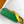 SHOPPER BAG 23 IN GREEN YELLOW CALFSKIN EMBROIDERED LOGO