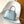 LV x TM Alma BB M13670 Handbag 23.5cm Light Blue Epi Grained Cowhide