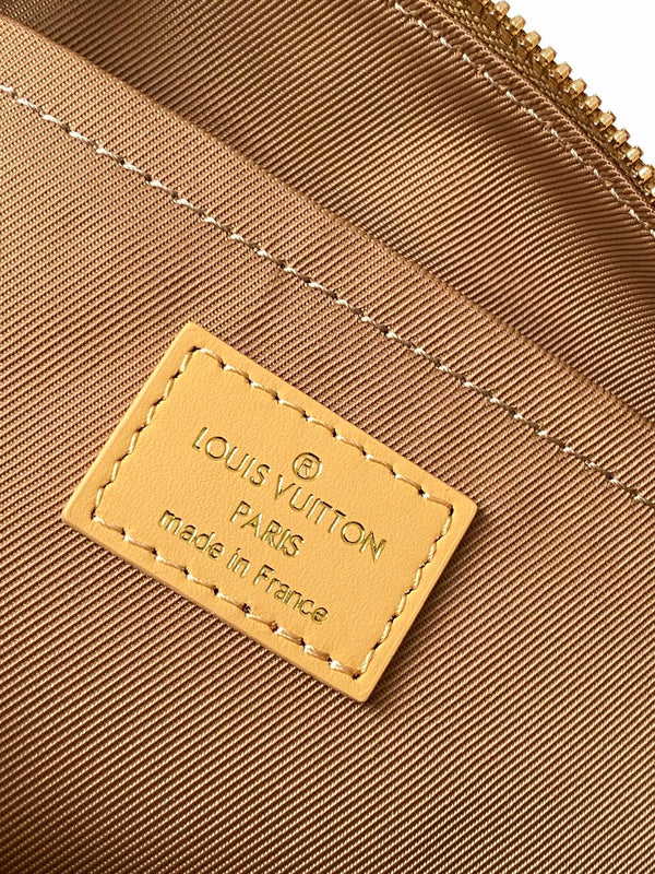 LV M12627 Keepall Bandoulière Cargo 25 Khaki Monogram Canvas & Cowhide GHW