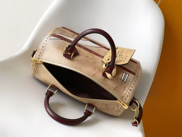 LV Speedy Soft 30 Beige Coated canvas