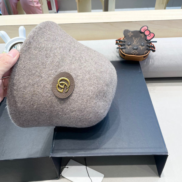 KHAKI BROWN BUCKET HAT 411348