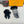 GLOVES IN BLACK MIX WHITE WOOL AND RABBIT FUR 417182