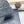 KNITTED BEANIE HAT IN GRAY WOOL 431617