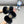 HALF-FINGER GLOVES IN BLACK RABBIT FUR AND LAMBSKIN 432564