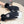 GLOVES IN BLACK WOOL WITH RABBIT FUR 439079