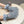 GLOVES IN COOL GRAY WOOL WITH RABBIT FUR 439080