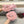 GLOVES IN ROSE PINK MIX WHITE WOOL 454574