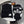 CC Hat Scarf Gloves Set White Black Kni470400