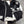 CC Hat Scarf Gloves Set White Black Kni470400