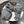 CC Hat Scarf Gloves Set Gray Black Knit 470402