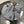 CC Hat Scarf Gloves Set Gray Black Knit 470402