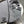 CC Hat Scarf Gloves Set Gray Black Knit 470402
