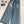 CC Rhinestone Belt Wide-Leg Jeans Blue Denim 351177