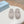PRA SABOTS MULES LIGHT GRAY SUEDE