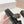 PRA CROCODILE MOTIF SLIDES SANDALS BLACK CALFSKIN