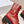 TRIOMPHE RANGERS MID LACE-UP BOOT IN CHERRY RED CALFSKIN