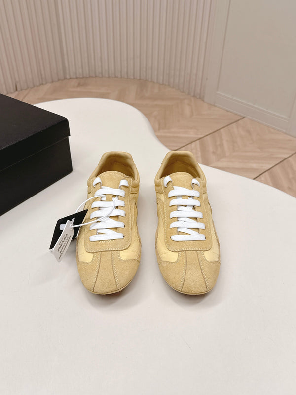 Prada 26ss German Training Light Brown Suede Re Nylon 644211