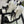 CC Combat Boots White Black Quilted Lambskin 944574