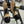 CC Combat Boots Dark Beige Black Quilted Lambskin 944575