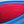 LV M14692 Pochette Voyage Blue Red Monogram Glow Canvas & Cowhide