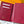 LV M26538 Passport Cover Red Black Cowhide