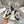Chloe ballet flat casual shoes black white cowhide 518814
