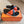 INFRA SANDAL BLACK MIX ORANGE CALFSKIN