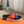 HM INFRA SANDAL BLACK AND ORANGE CALFSKIN