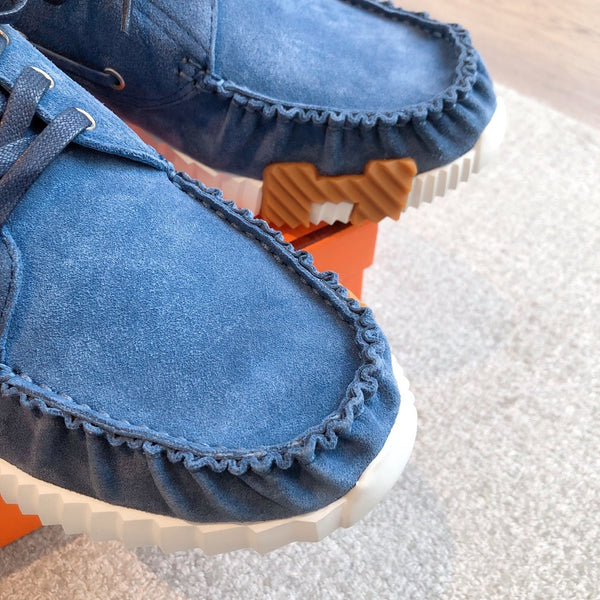 HM Men's 25 Ketch Sneaker Blue Suede 639271