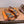 HM 25 Heracles Sandal Brown Calfskin Dark Grey Canvas