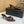 SL CHAIN ATTACH HEELED MULES BROWN DENIM