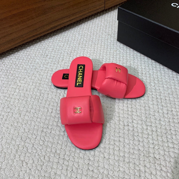 CC 26s Padded Sandals Red Lambskin 887950