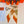 HM Twilly Mini Scarf 105 Beige Orange Silk Twill 153183