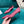 GG Pointed-Toe Slingback Rose Red Canvas 741267