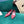 GG Pointed-Toe Slingback Rose Red Canvas 741267