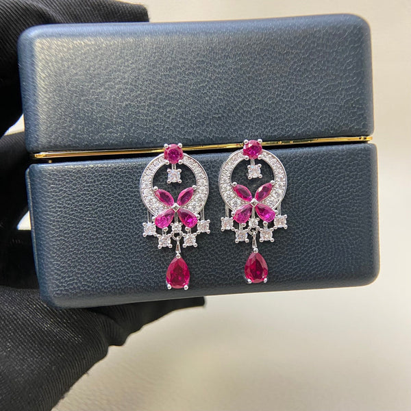 Graff New Popular Colorful Tassel Butterfly Earrings