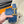 HM 5382 BELT GOLD BUCKLE & REVERSIBLE NAVY BLUE LEATHER STRAP 38MM