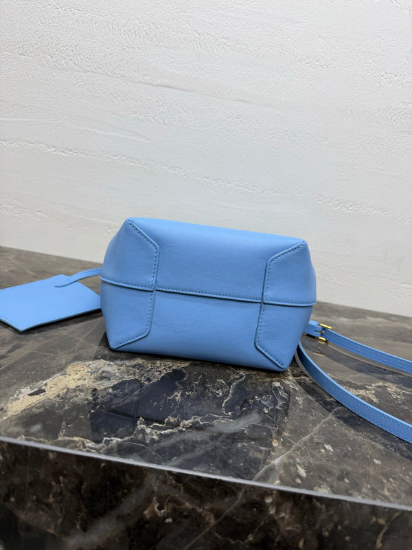 CL Small Hobo Blue Supple Smooth Calfskin