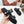 TWO-STRAP SANDALS IN BLACK CALFSKIN
