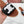Celine 25C Slippers Black mix White Fabric with Calfskin 238151