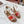 Celine 25C Lympia Sandal Red mix White Canvas with Calfskin 238173