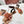 Celine 25C Lympia Sandal Melon Orange Fabric with Calfskin 238174