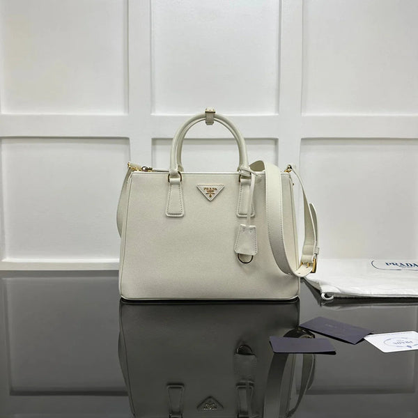 Prad 2026 Galleria Saffiano Bag 32cm Calfskin