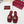 GG 2026 Early Spring Mule Burgundy Canvas Sheepskin 688516