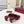GG 2026 Early Spring Sandals Burgundy Canvas Sheepskin 688525