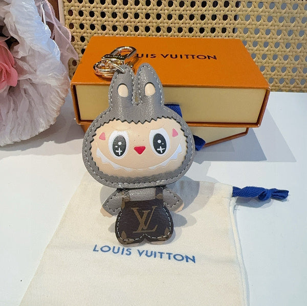LV Brown Labubu Charm