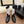 CC Short Boot Black White Calfskin 366071
