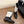CC Short Boot Black White Calfskin 366071