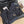 Miu Miu Beaded Letters Decorated Denim Suit Dark Blue Cotton